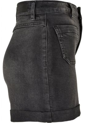 Women's high-waisted denim shorts