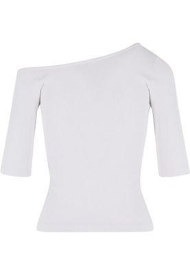 Ladies Organic Asymmetric Rib Tee 2-Pack