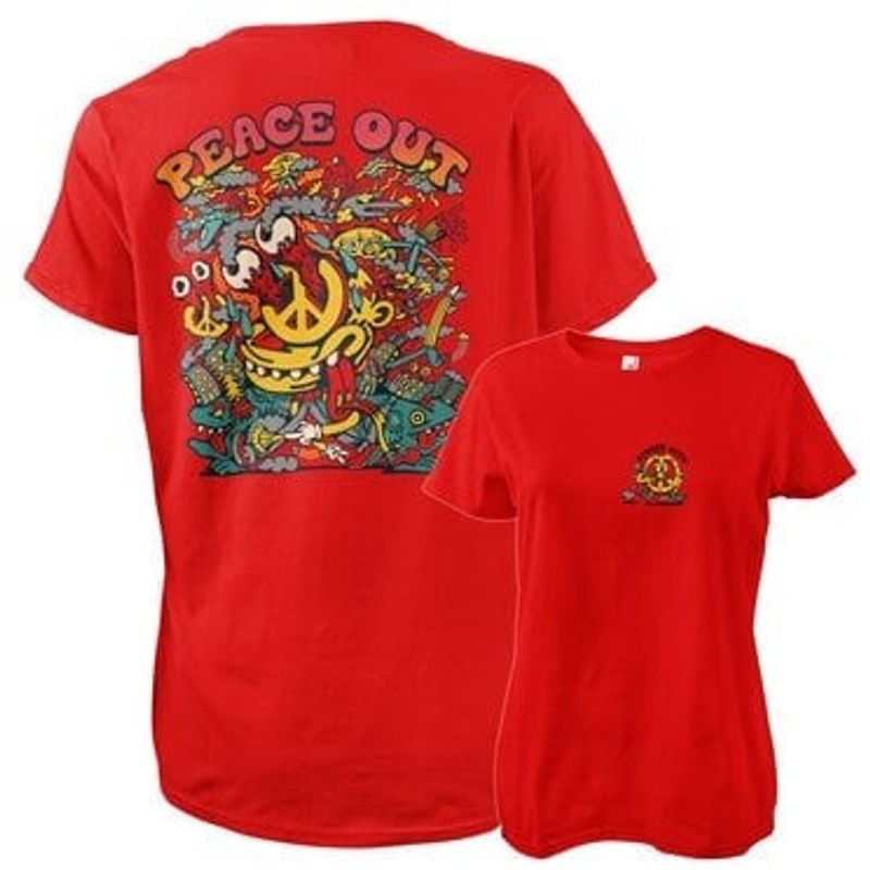 Killer Acid - Peace Out Girly Tee
