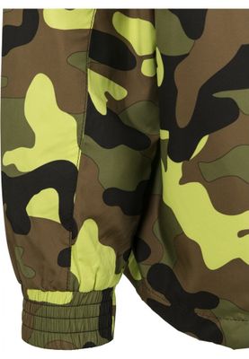 Camo Pull Over Windbreaker