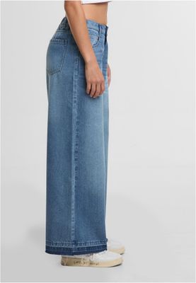 Byxor för dam regular – mid deep blue washed