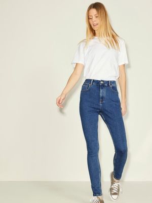 Skinny mørkeblå damejeans JJXX