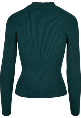 Ladies Rib Knit Turtelneck Sweater