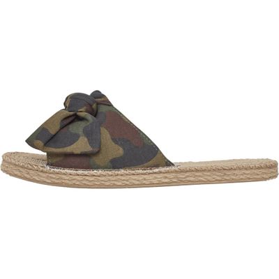 Camo canvas mules