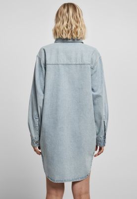 Ladies Oversized Denim Shirt Dress