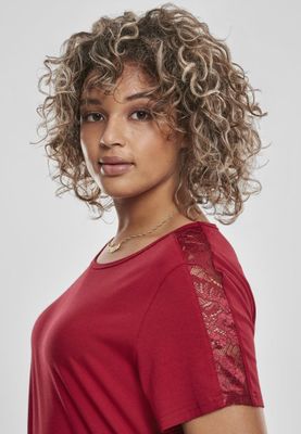 T-shirt with lace edge ladies