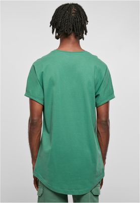Long Shaped Turnup Tee Leaf
