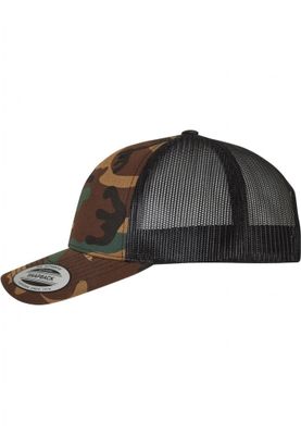 Retro camo trucker cap