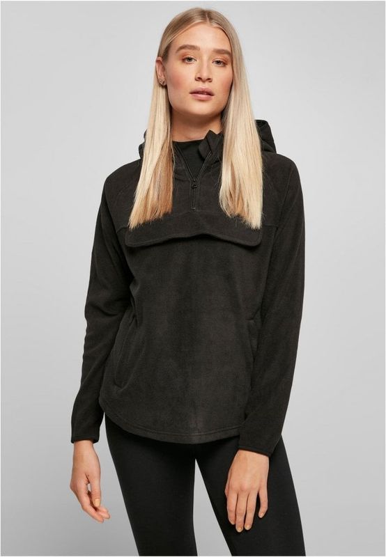 Ladies Polar Fleece Pull Over Hoody