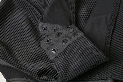 Black ribbed body