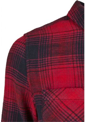 Checkered shirt dress