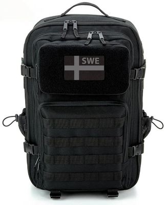 Taktisk MOLLE ryggsäck - SWE grå flagg patch