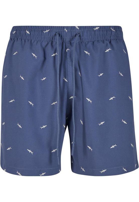 Embroidery Swim Shorts Vintage Blue/Frost Mint