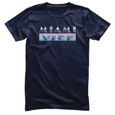 Miami Vice Airbrush Logo T-Shirt