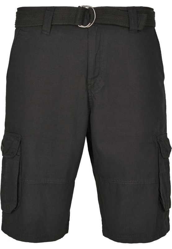 Last shorts med bælte og ripstop