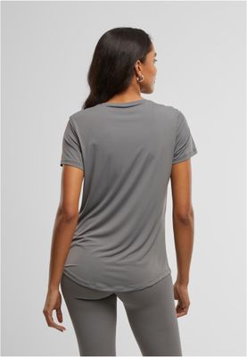 Sportt-shirt för damer med rund halsringning