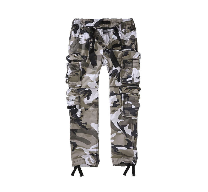 Camo mönster i brunt och grönt Stylish Slim Fit Cargo Pants Camo för herr – urban