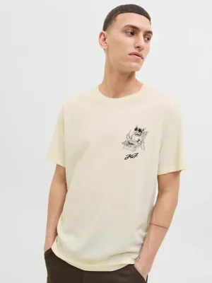 T-shirt chilling pug - Jack & Jones