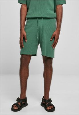 Ribbed sweat shorts for men