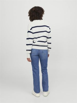 Women's striped knitted sweater