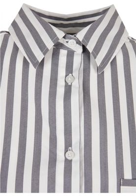 Ladies Oversized Stripe Shirt