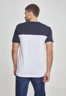 Trefärgad T-shirt med bröstficka