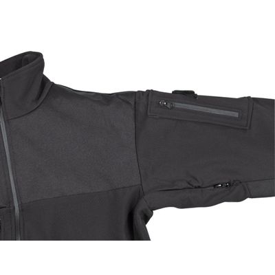 Black softshell jacket