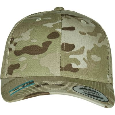 Camouflage trucker cap