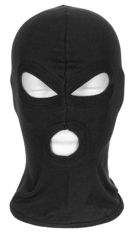 Tynd 3-hullers balaclava