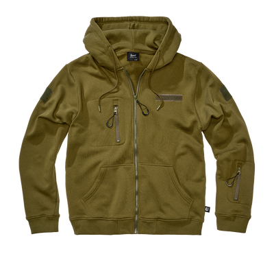 Tom Tactical Sweat Jacket Huvtröja för herr – olive