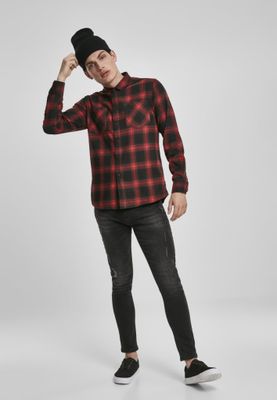 Checkered flannel shirt