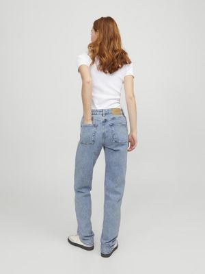 Stenvaskede stretchy jeans til kvinder