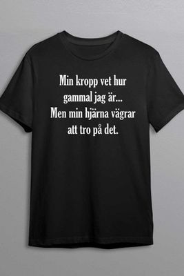 Min kropp vet T-shirt