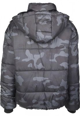 Ladies Boyfriend Camo Puffer Jacket