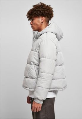 Hooded Cropped Pull Over Jacket