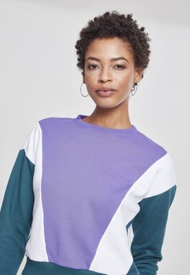 Kort sweatshirt i tre farver dame