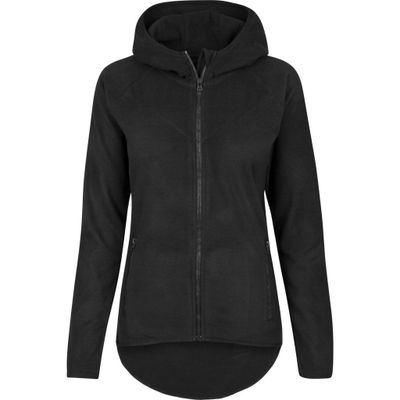 Fleece jacket lady with hood