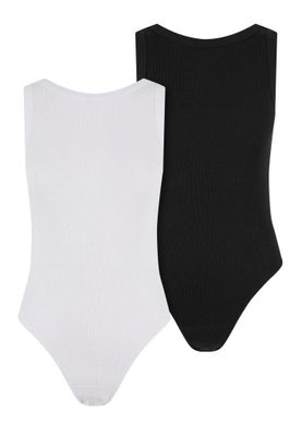 Ribbed sleeveless body - ladies - 2-pack