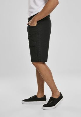 Black Performance Cargo Shorts