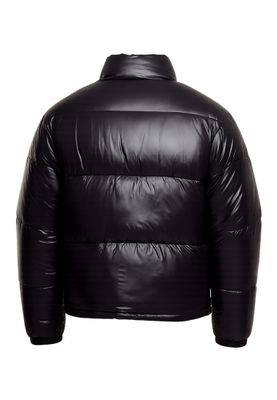 Shiny Puffer Jacket Pufferjacka för herr – svart