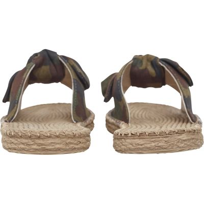 Camo canvas mules