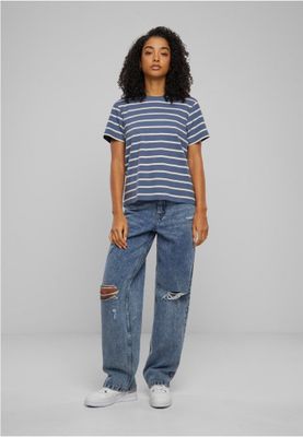 Striped Boxy Tee - Women's