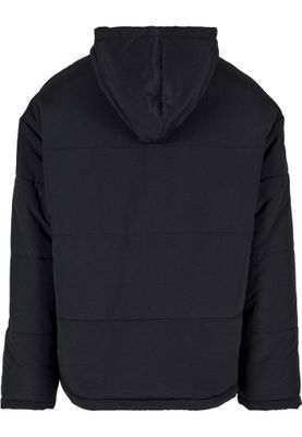 Hooded Block Puffer Jacket