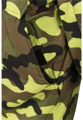 Camo Pull Over Windbreaker