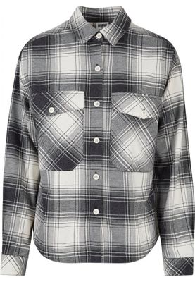 Ladies Oversized Check Shirt