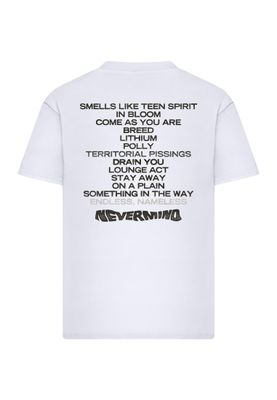 Nirvana T-shirt för herr Nevermind Dollar – vit