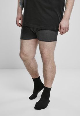 2-pack boxer shorts gray/black
