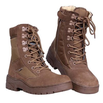 Combat boots YKK zipper