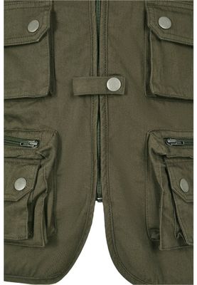 Worker vest cotton fabric