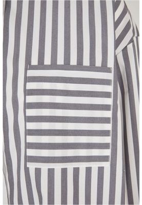 Ladies Oversized Stripe Shirt